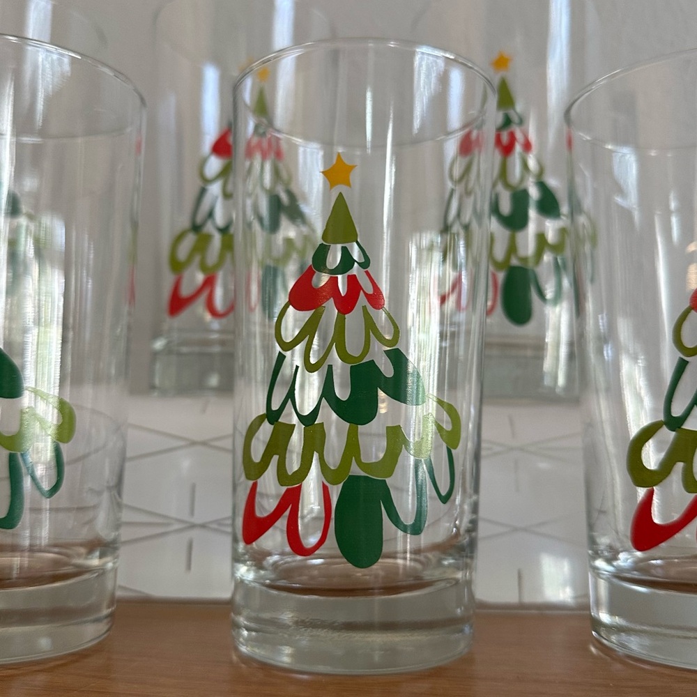 Set of 6 - Libbey Christmas TUMBLERS - 12oz - Picture 6 of 9